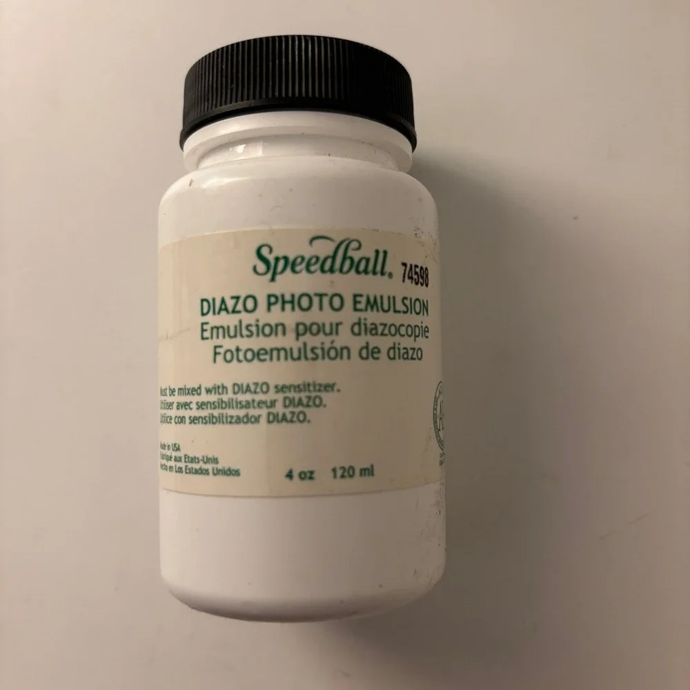 Speedball Screen Printing Set Diazo  Emulsion Drawing Fluid Remover Filler 4oz